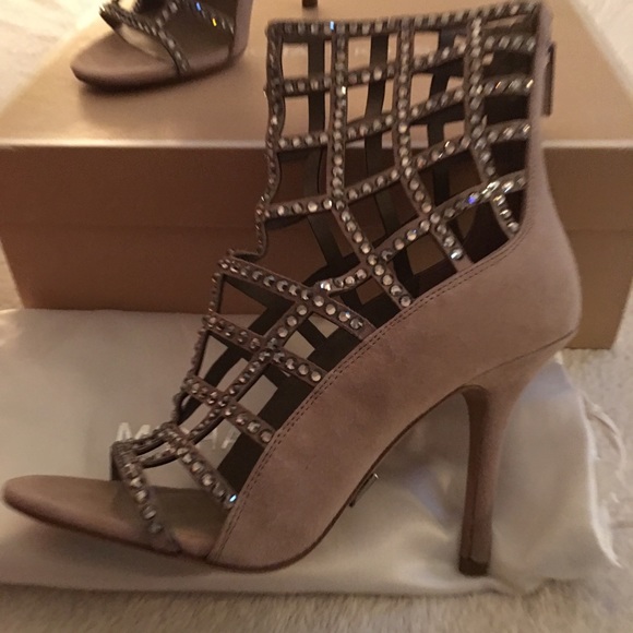 michael kors rhinestone heels